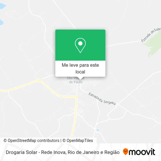 Drogaria Solar - Rede Inova mapa