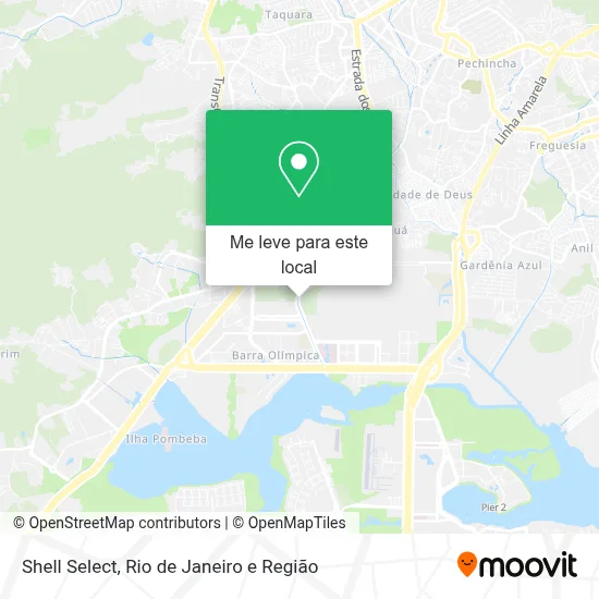 Shell Select mapa