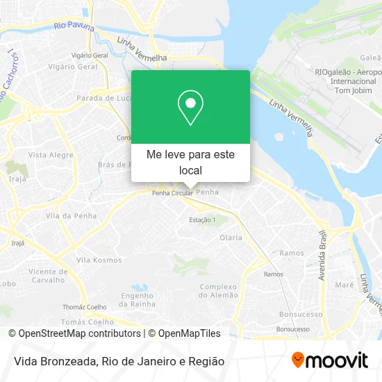 Vida Bronzeada mapa
