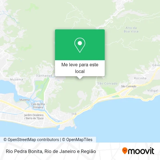 Rio Pedra Bonita mapa