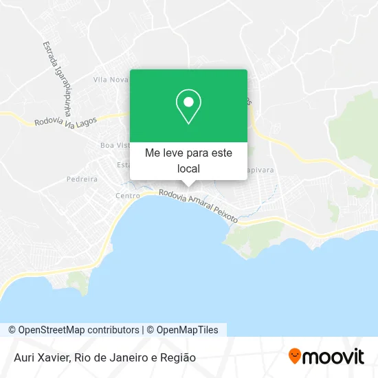 Auri Xavier mapa