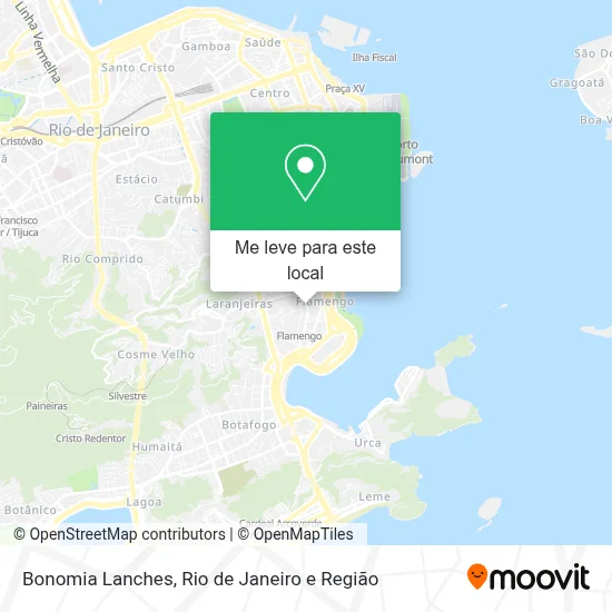 Bonomia Lanches mapa