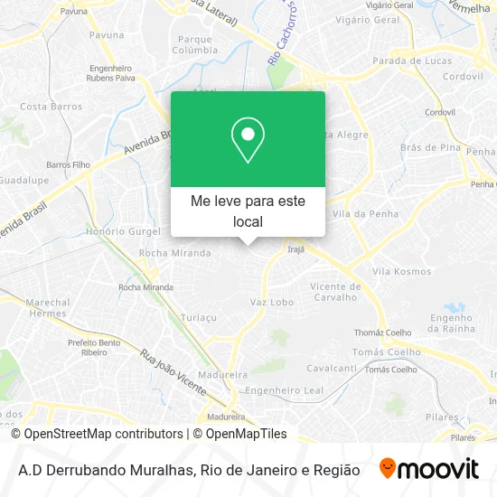 A.D Derrubando Muralhas mapa