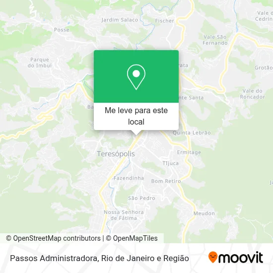 Passos Administradora mapa