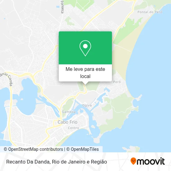 Recanto Da Danda mapa