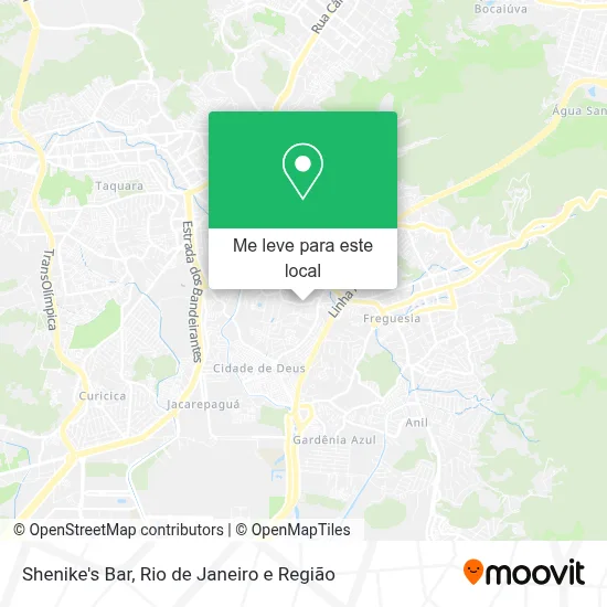 Shenike's Bar mapa