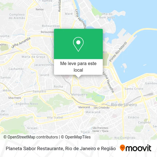 Planeta Sabor Restaurante mapa