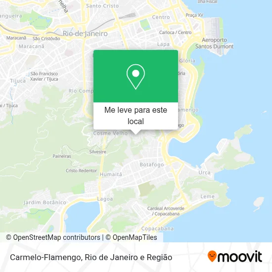 Carmelo-Flamengo mapa