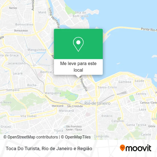 Toca Do Turista mapa