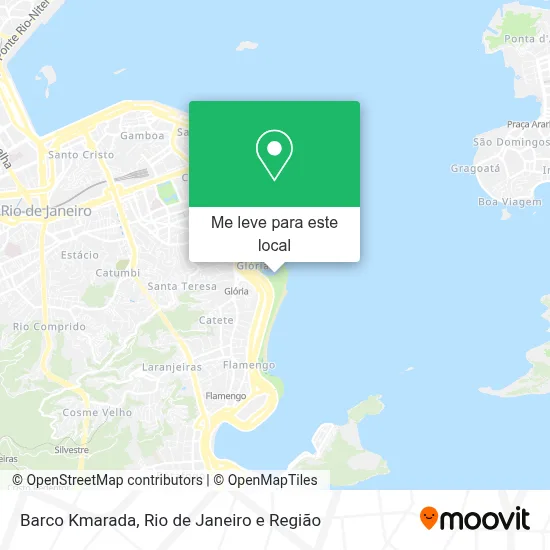 Barco Kmarada mapa