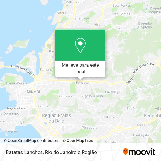 Batatas Lanches mapa