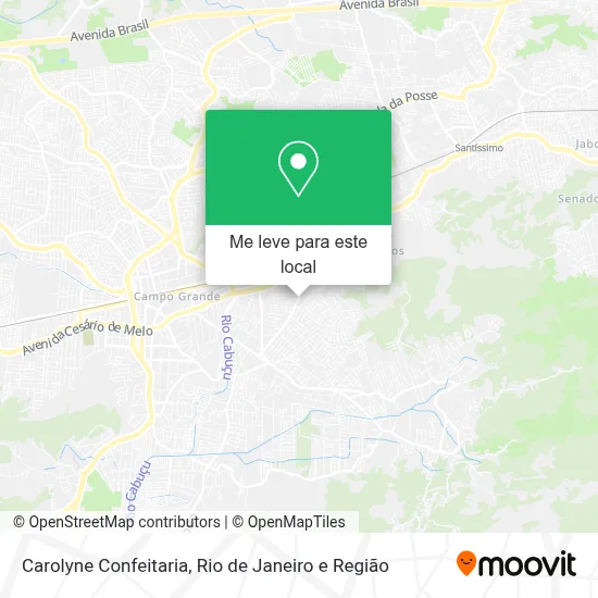 Carolyne Confeitaria mapa