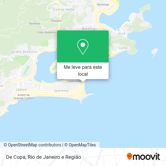 De Copa mapa