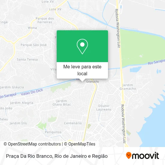 Praça Da Rio Branco mapa