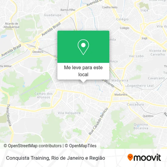 Conquista Training mapa