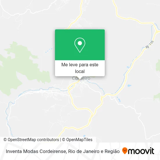 Inventa Modas Cordeirense mapa