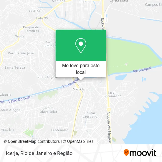 Icerje mapa