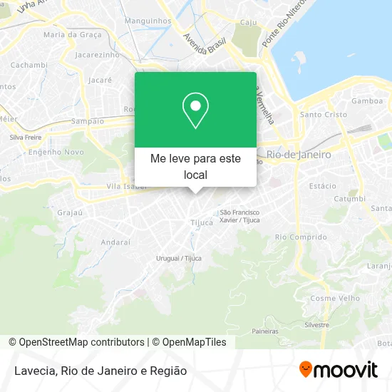 Lavecia mapa