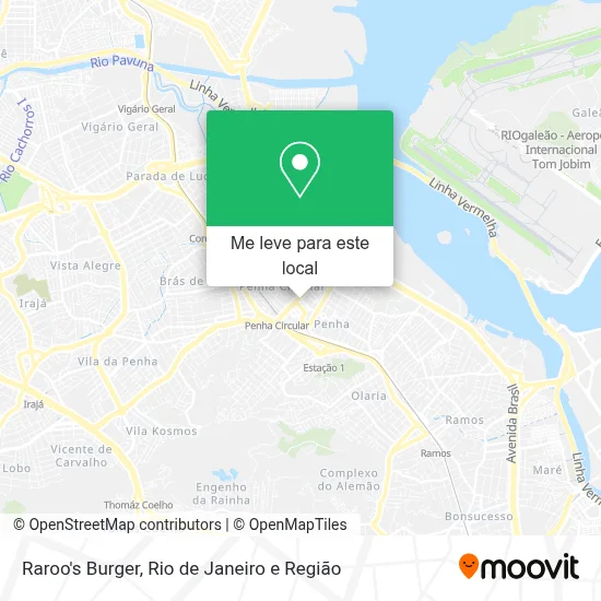 Raroo's Burger mapa