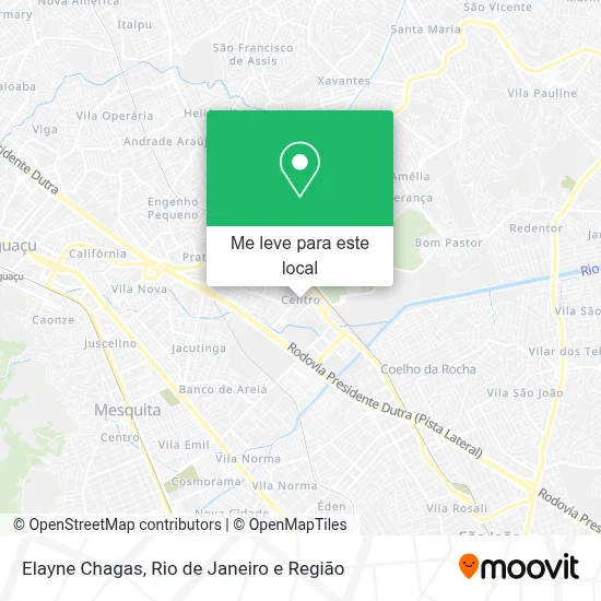 Elayne Chagas mapa
