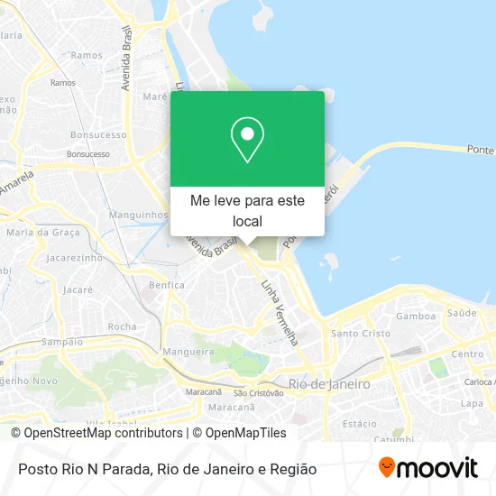 Posto Rio N Parada mapa
