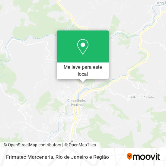 Frimatec Marcenaria mapa