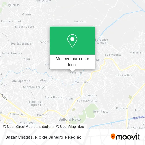 Bazar Chagas mapa