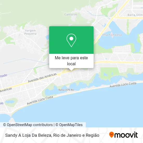 Sandy A Loja Da Beleza mapa