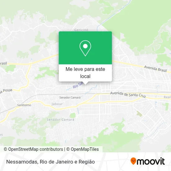 Nessamodas mapa