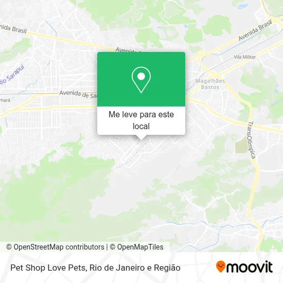 Pet Shop Love Pets mapa