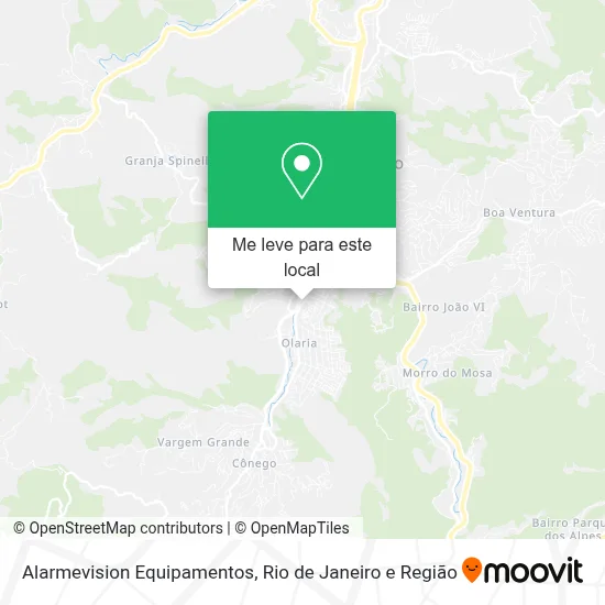 Alarmevision Equipamentos mapa