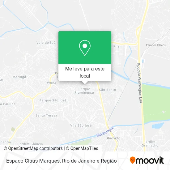 Espaco Claus Marques mapa