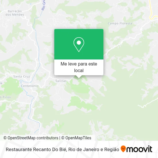 Restaurante Recanto Do Bié mapa
