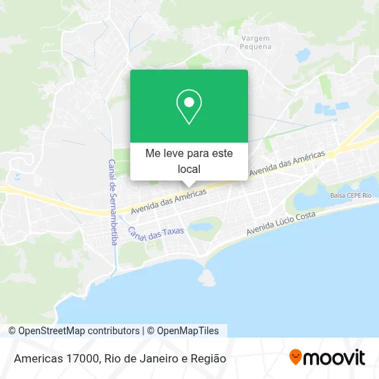 Americas 17000 mapa