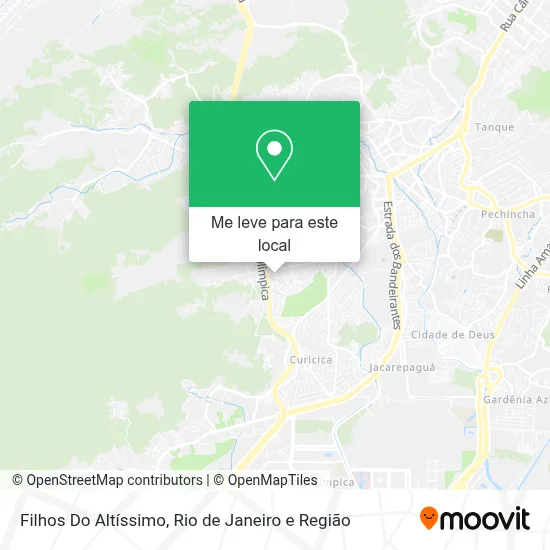 Filhos Do Altíssimo mapa