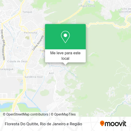 Floresta Do Quitite mapa