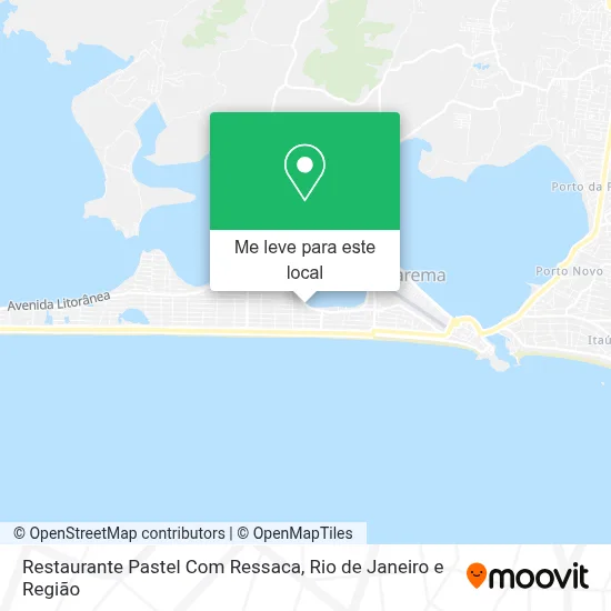Restaurante Pastel Com Ressaca mapa
