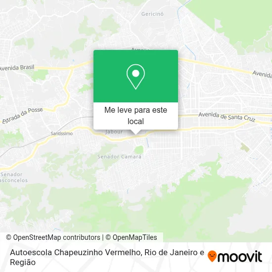 Autoescola Chapeuzinho Vermelho mapa