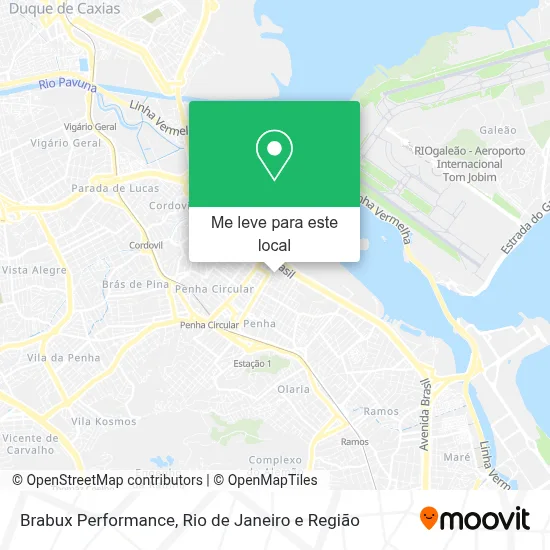 Brabux Performance mapa