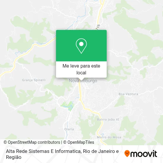 Alta Rede Sistemas E Informatica mapa