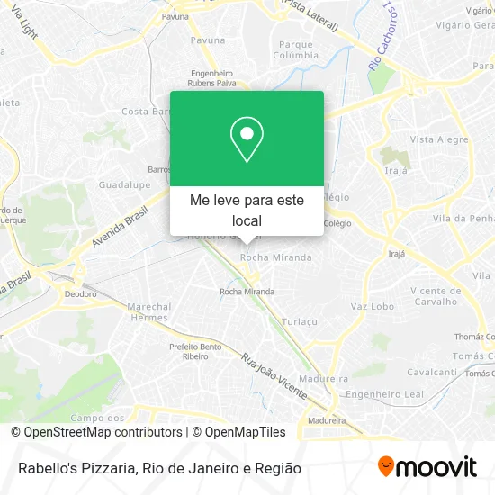 Rabello's Pizzaria mapa