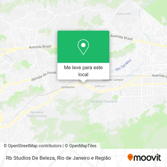 Rb Studios De Beleza mapa