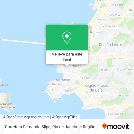 Corretora Fernanda Slipe mapa