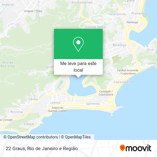 22 Graus mapa