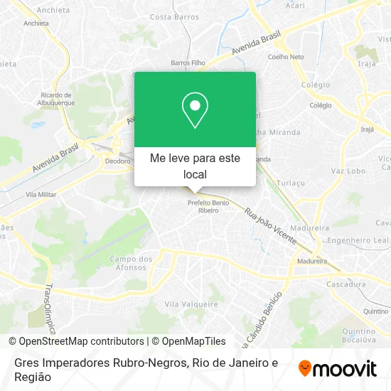 Gres Imperadores Rubro-Negros mapa
