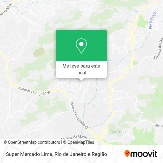 Super Mercado Lima mapa