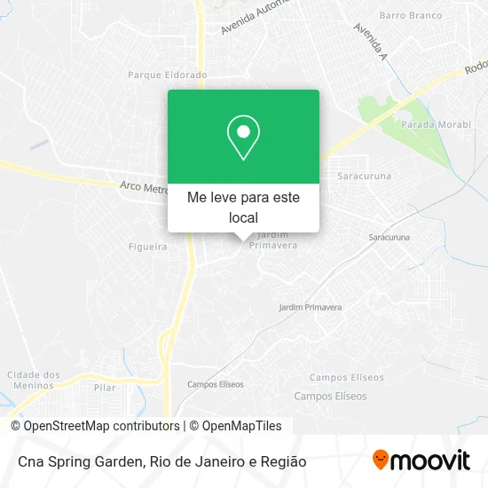 Cna Spring Garden mapa