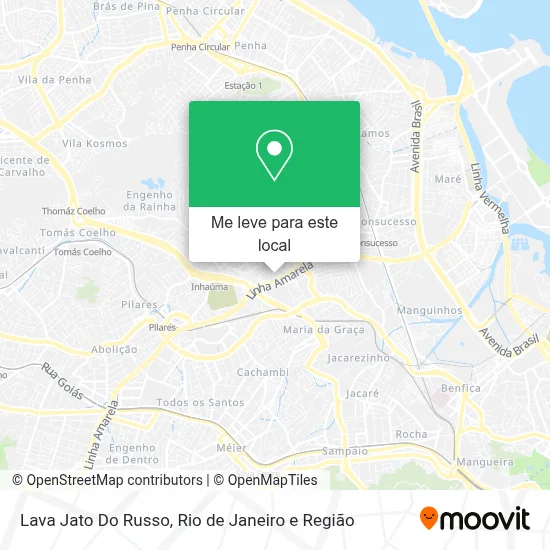 Lava Jato Do Russo mapa