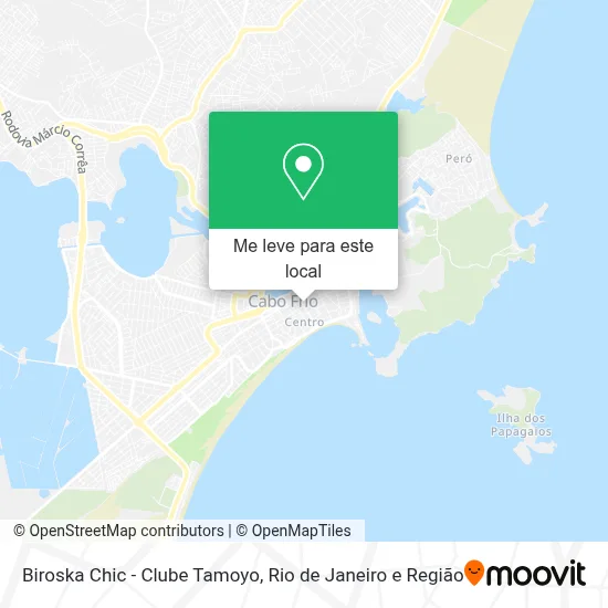 Biroska Chic - Clube Tamoyo mapa