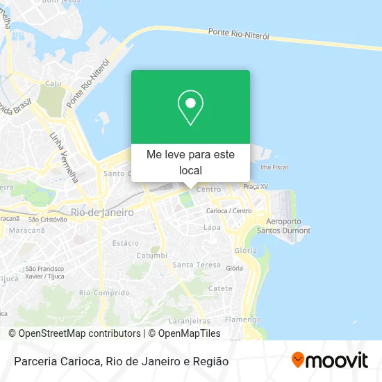 Parceria Carioca mapa